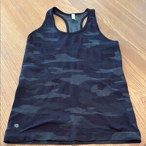Athleta Black Camo Tank Top